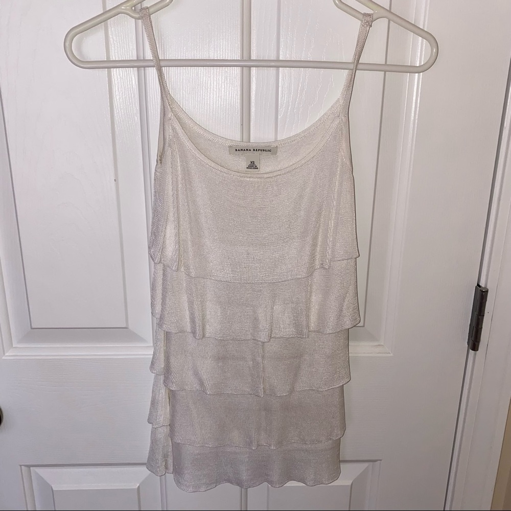 Banana Republic Ruffle Tank Top
